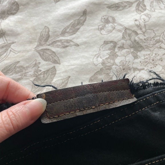 Vintage Y2K Upcycled Levi’s Flare Jeans Low Rise Embellished 28 Festival Bratz - Picture 7 of 14